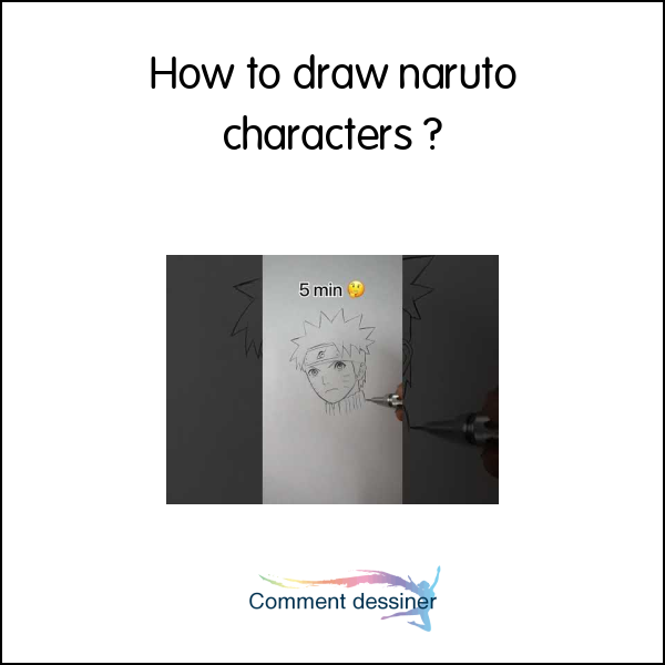 How to draw naruto characters